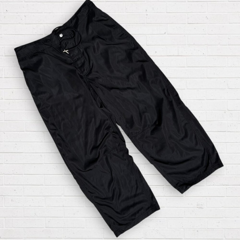 BDG Urban Outfitters Black Wide Leg High Waist Cropped Ankle Pants L